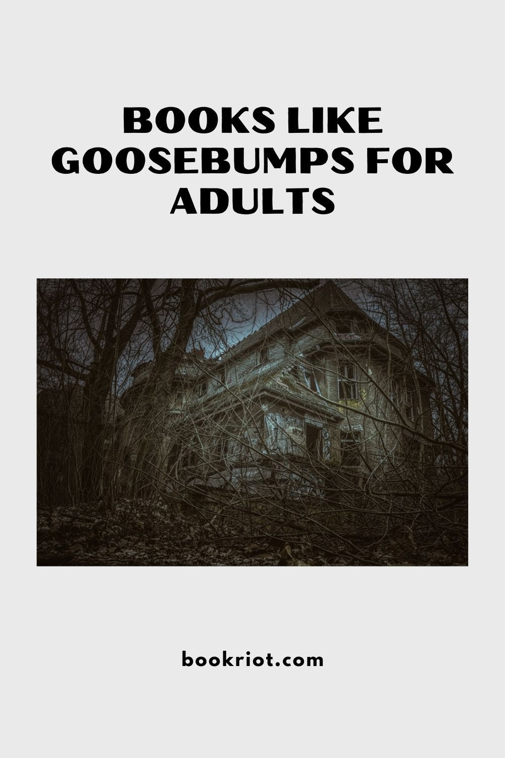 10 Books Like Goosebumps for Adults Book Riot