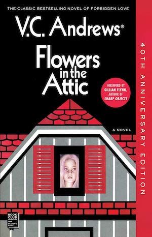 couverture de l'édition du 40e anniversaire de Flowers in the Attic de VC Andrews