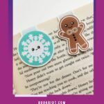 pinterest image for holiday bookmarks