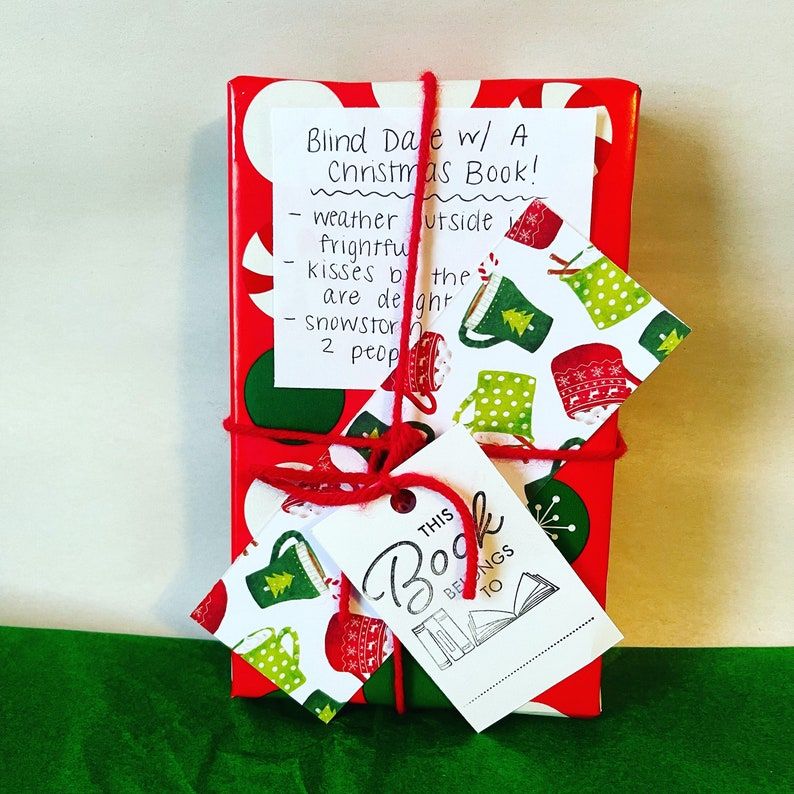 Blind date with a Christmas book gift package