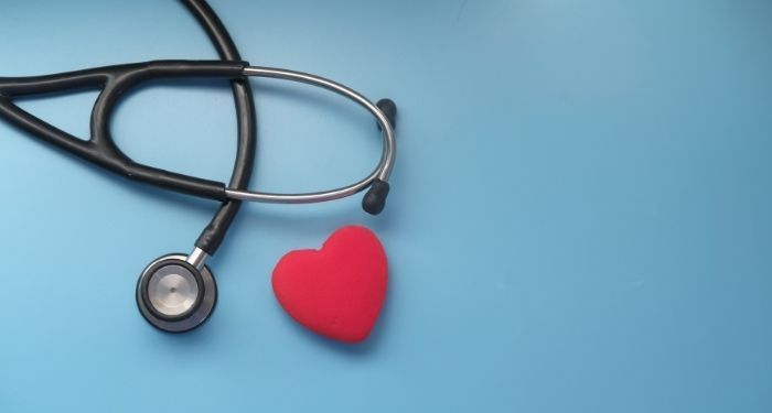 image of a stethoscope with a heart