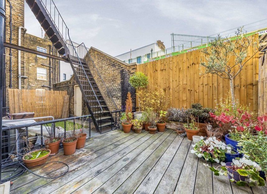 Terrace of Mary Shelley's apartment