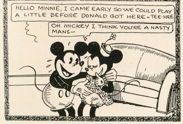 mickey mouse tijuana bible panel