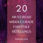 pinterest image for fairytale retellings