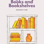 pinterest image for organizing books
