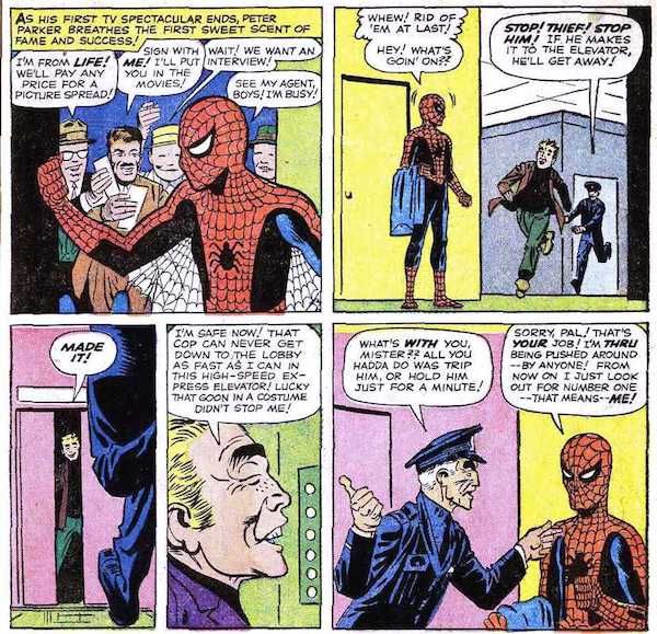 In Spider-Man: Into the Spider-Verse (2018), you can see a comic that is a  direct reference to Spider-man's first appearance in print form (Amazing  Fantasy #15, released in 1962). : r/MovieDetails