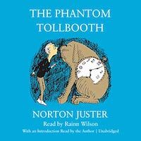 A graphic of the cover of The Phantom Tollbooth by Norton Juster