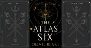the two covers of The Atlas Six
