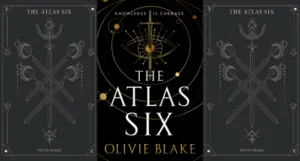 the two covers of The Atlas Six