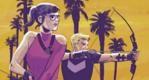 image source: Hawkeye #13 variant cover illustrated by Michael Walsh (https://freshcomics.us/issue/OCT170862/hawkeye-13-walsh-cover)