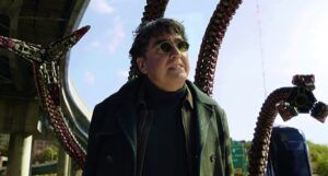 Alfred Molina as Doctor Octopus in a still frame from Spider Man: No Way Home