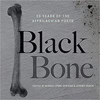 A graphic of the cover of Black Bone: 25 Years of the Afrilachian Poets