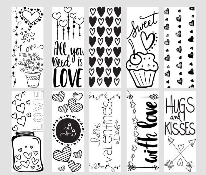 Sweet Valentine s Bookmarks for Your Bookish Sweetheart - 85