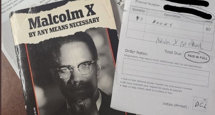 image of malcolm x book