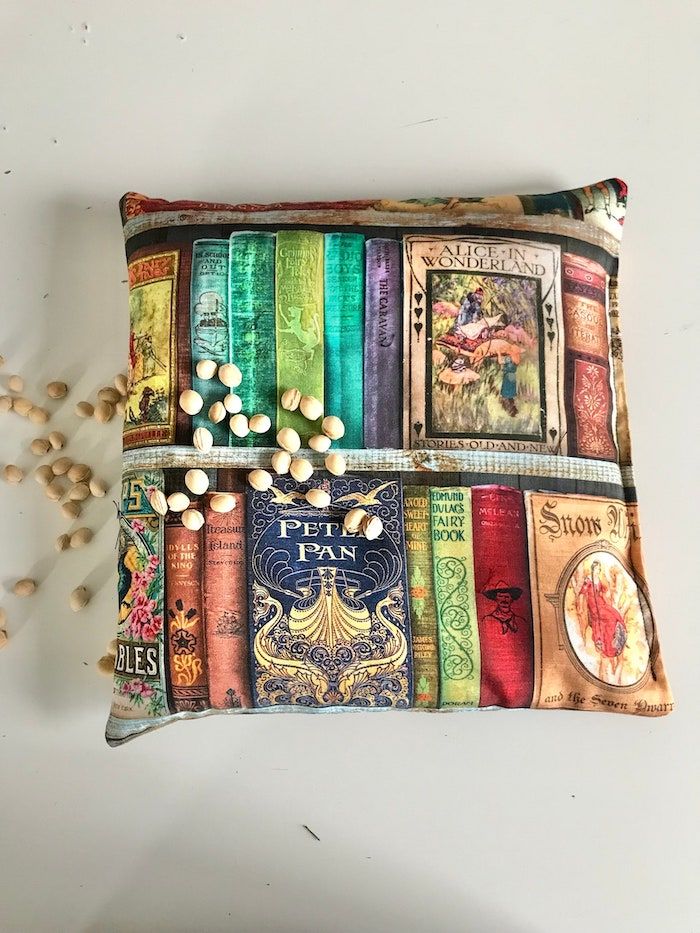 book-print heating pad