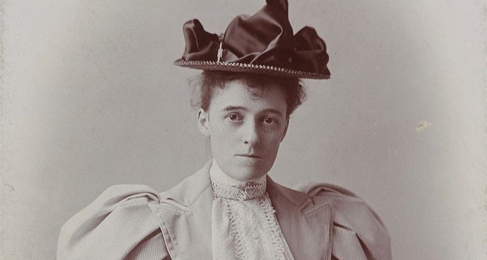 sepia photograph of Edith Wharton