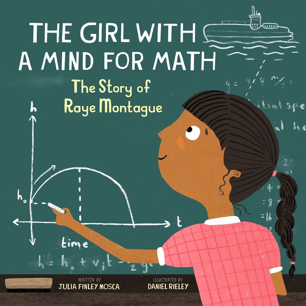 book cover of The girl with a passion for math