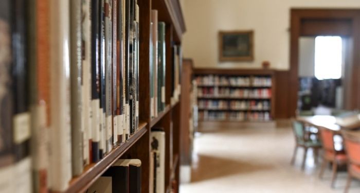 image of inside of a library