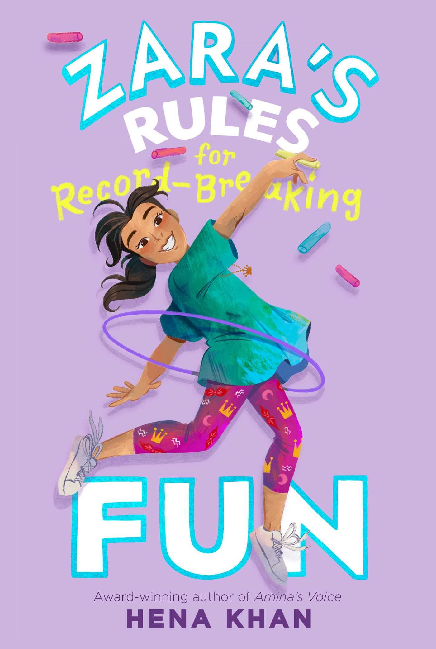 cover for zara's rules for record breaking fun by hena khan