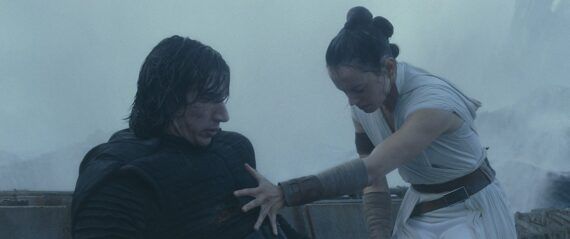 Rise of Skywalker still showing Rey healing Ben