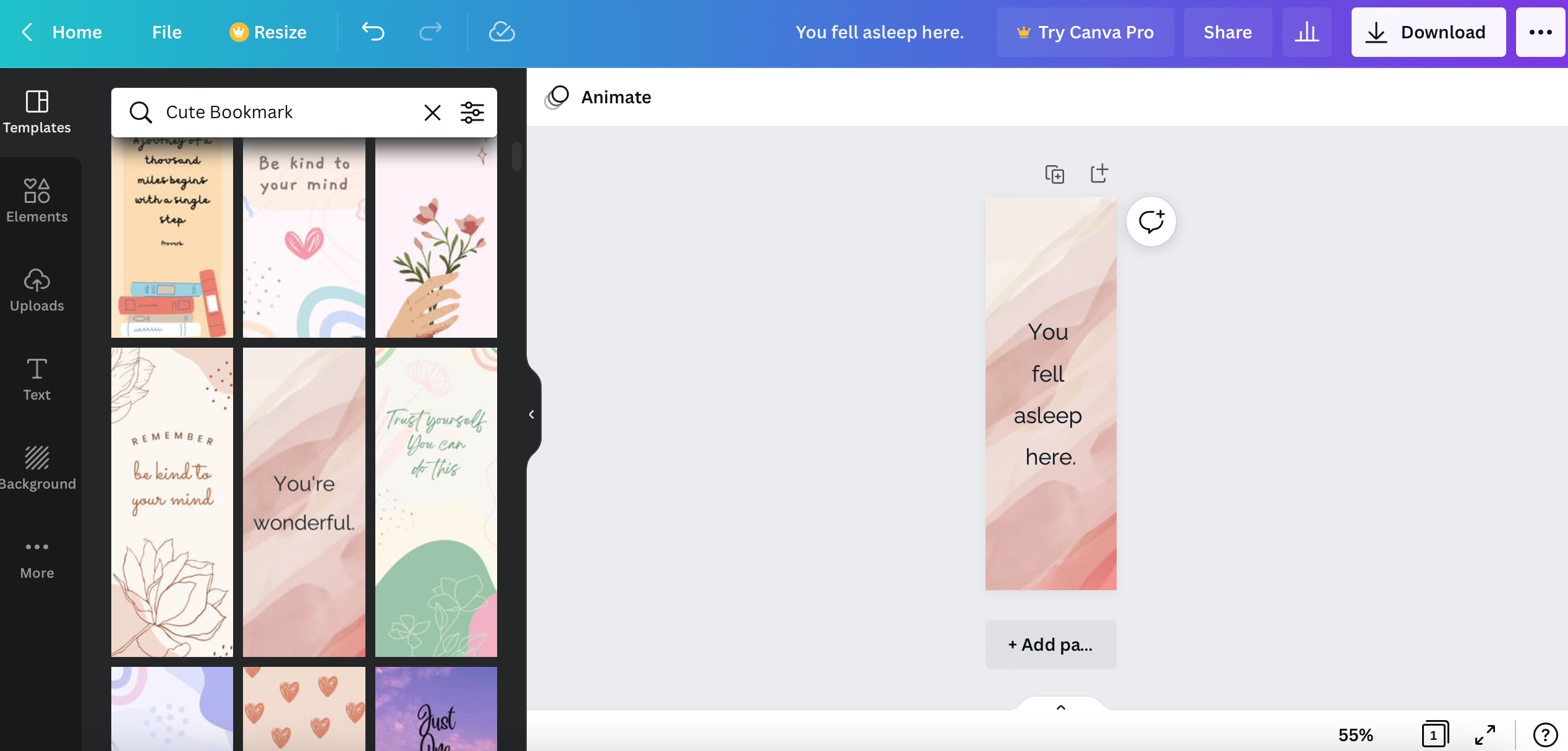 How to Make Bookmarks in Canva - 58