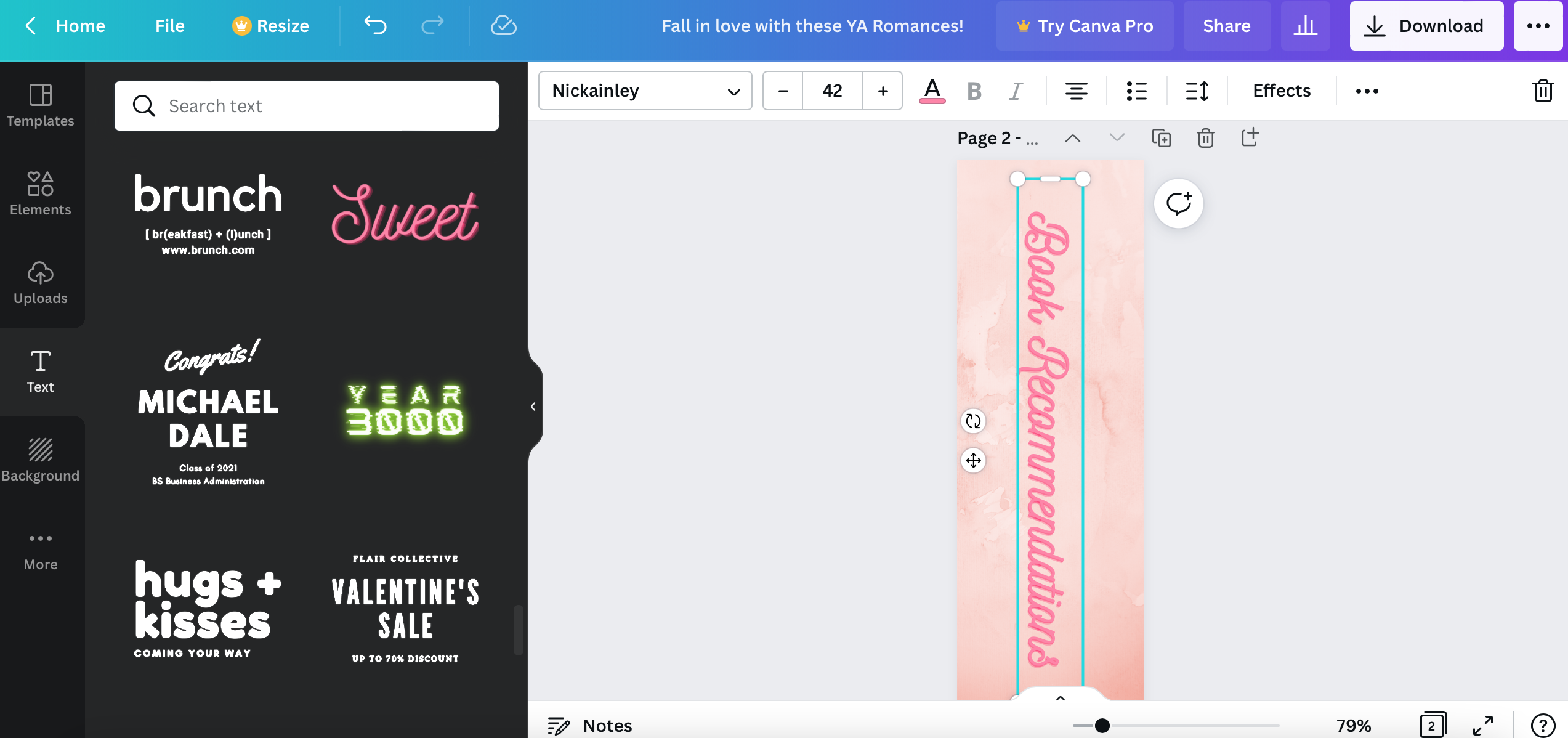 How to Make Bookmarks in Canva - 39