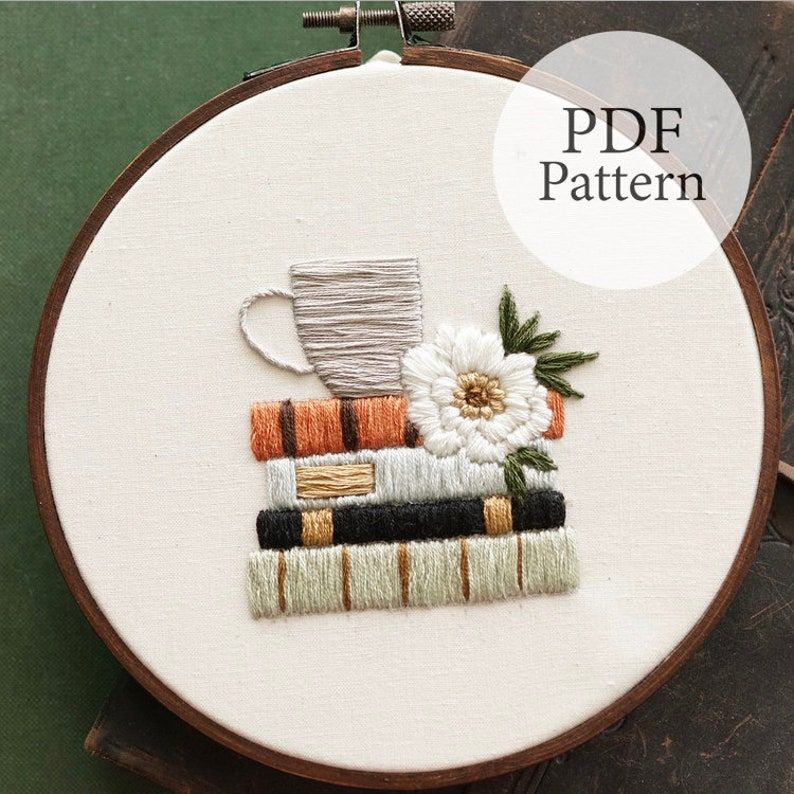 Bookish Cross Stitch and Embroidery Patterns to Download and Make - 2