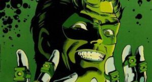 green lantern comic cover closeup