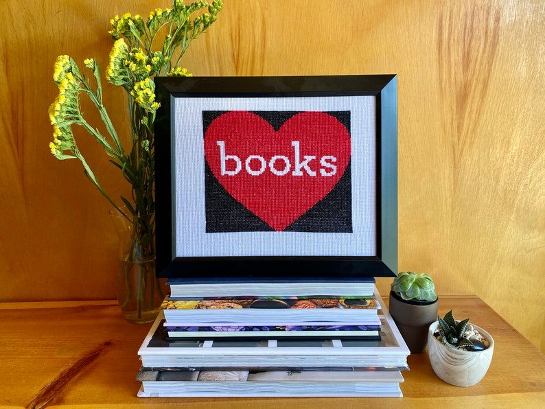 Bookish Cross Stitch and Embroidery Patterns to Download and Make - 80