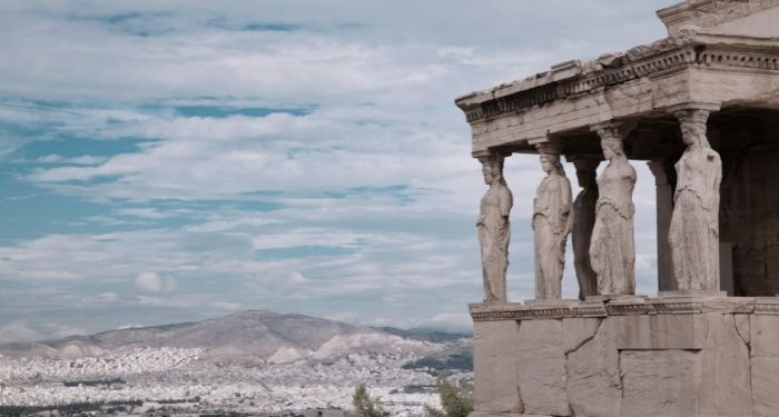 image of a greek temple