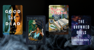 the covers of the books listed below against a smoky background