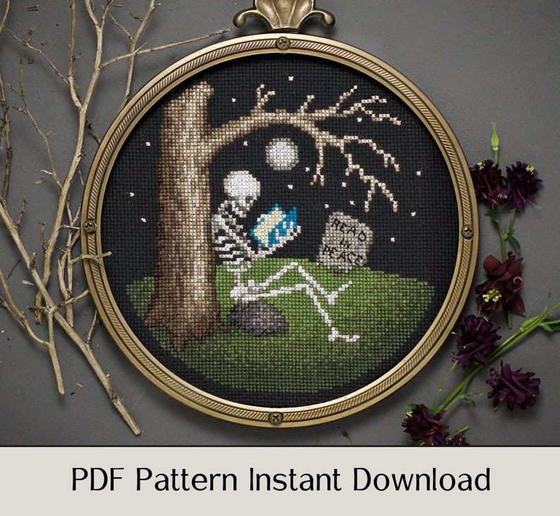 Bookish Cross-Stitch and Embroidery Patterns to Download and Make