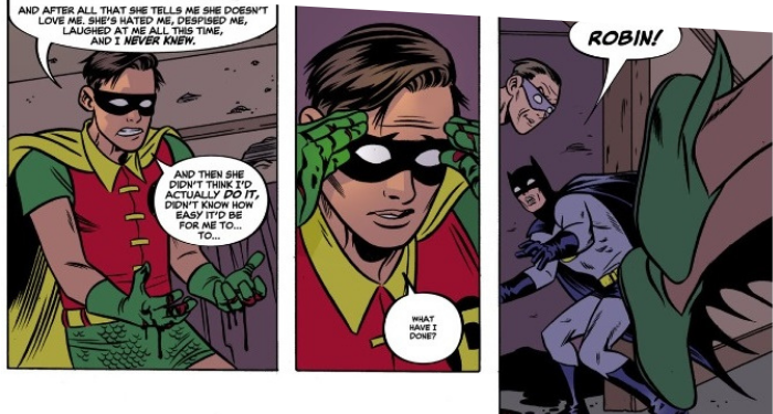 batman and robin comic strip