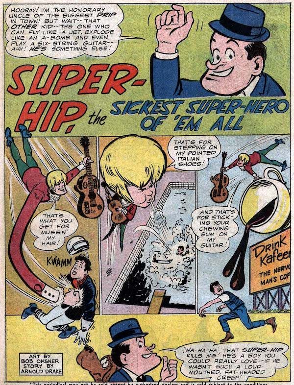 A splash page from Bob Hope #95, with the title 