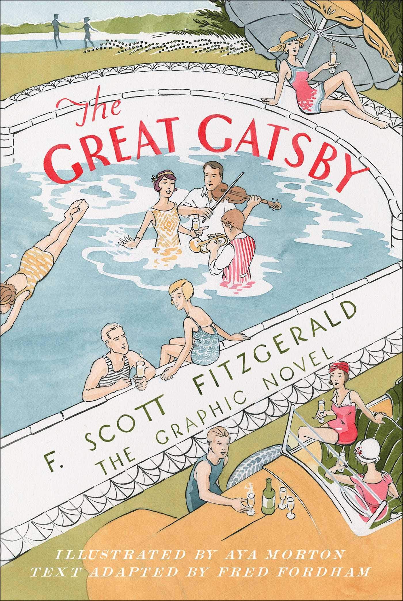 cover of the great gatsby graphic novel