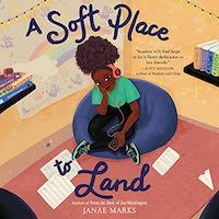 A graphic from the cover of A Soft Place to Land by Jayne Marx