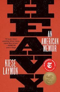 A graphic of the cover of Heavy by Kiese Laymon