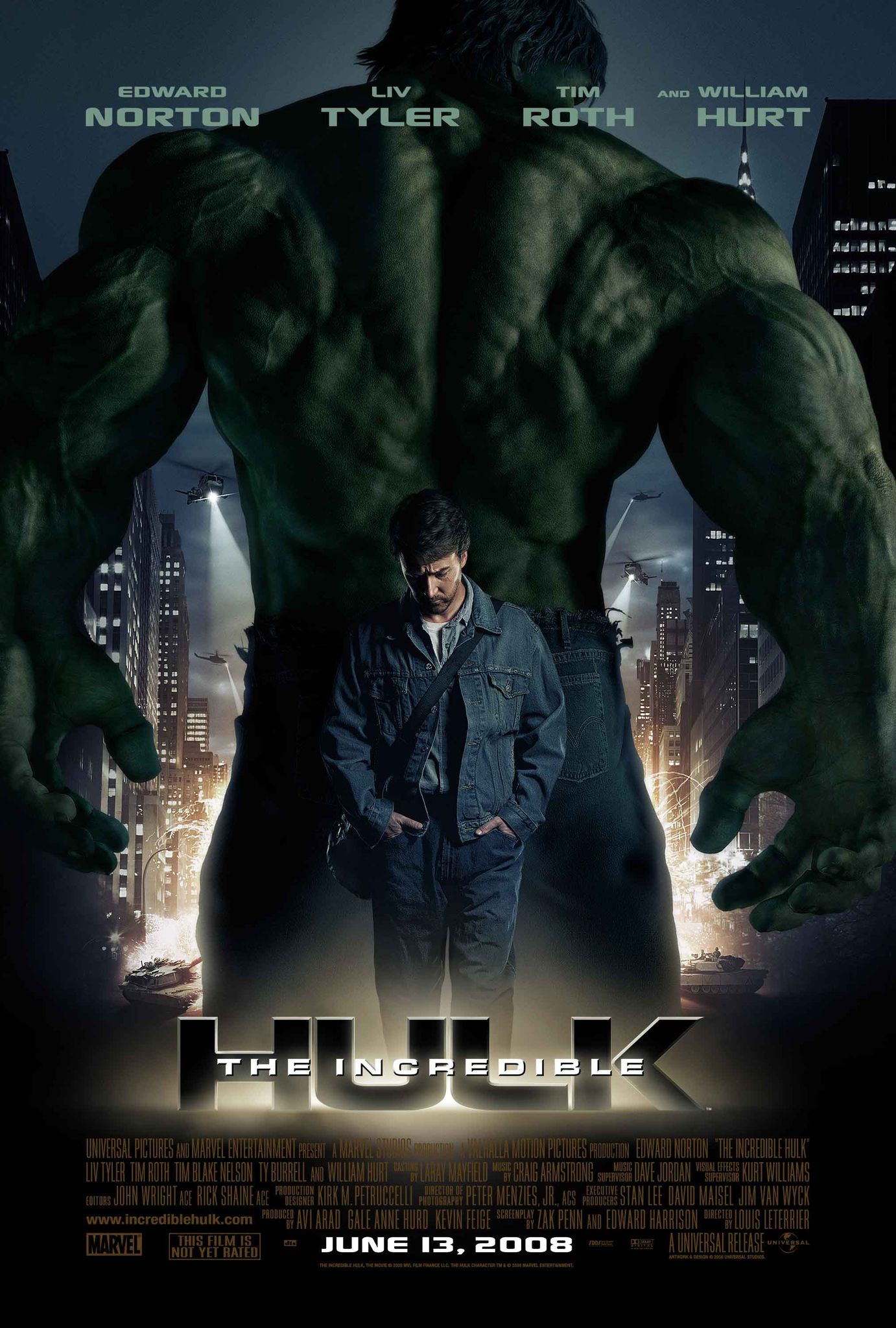 İnanılmaz Hulk film afişi