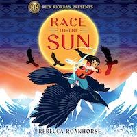 A graphic of the cover of Race to the Sun by Rebecca Roanhorse