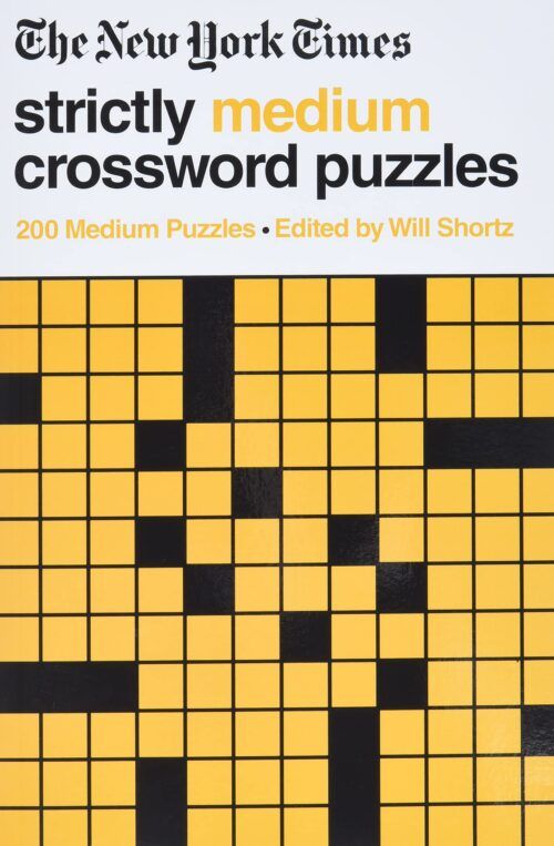 Strictly Medium Crossword Puzzles Cover books for seniors