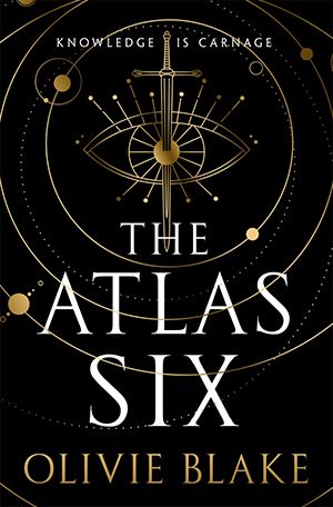 Book cover for THE ATLAS SIX by Olivie Blake 
