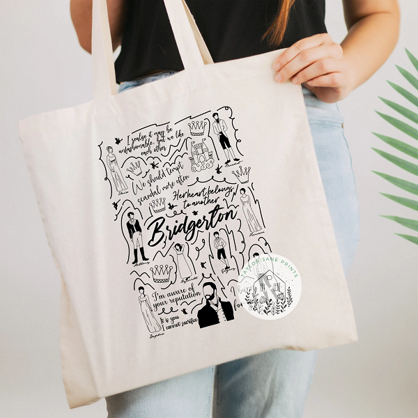 Bridgerton tote bag