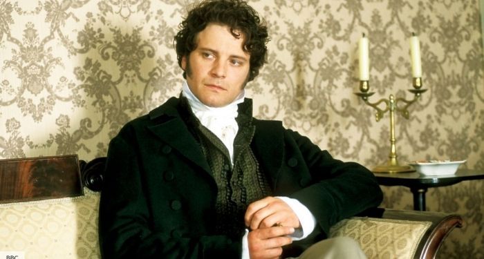 screen cap of colin firth as mr. darcy