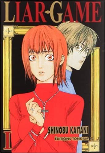 Liar Game cover, two teens look nervous