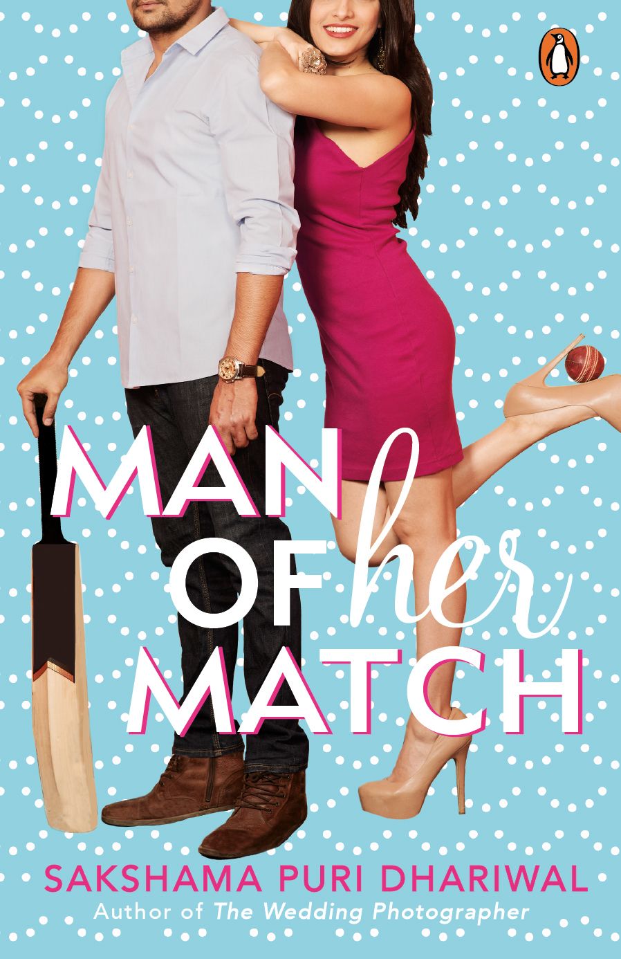 book cover for man of her match by Sakshama Puri Dhariwhal