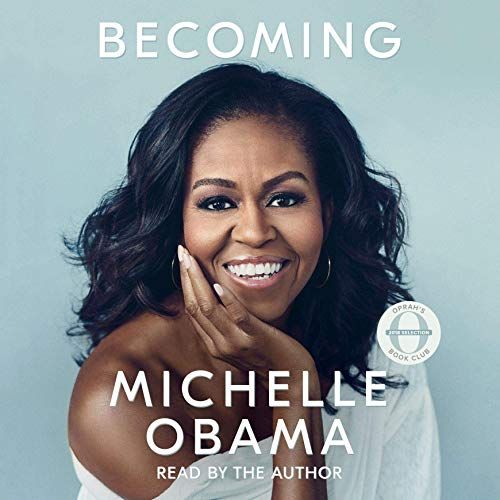 audiobook cover of becoming