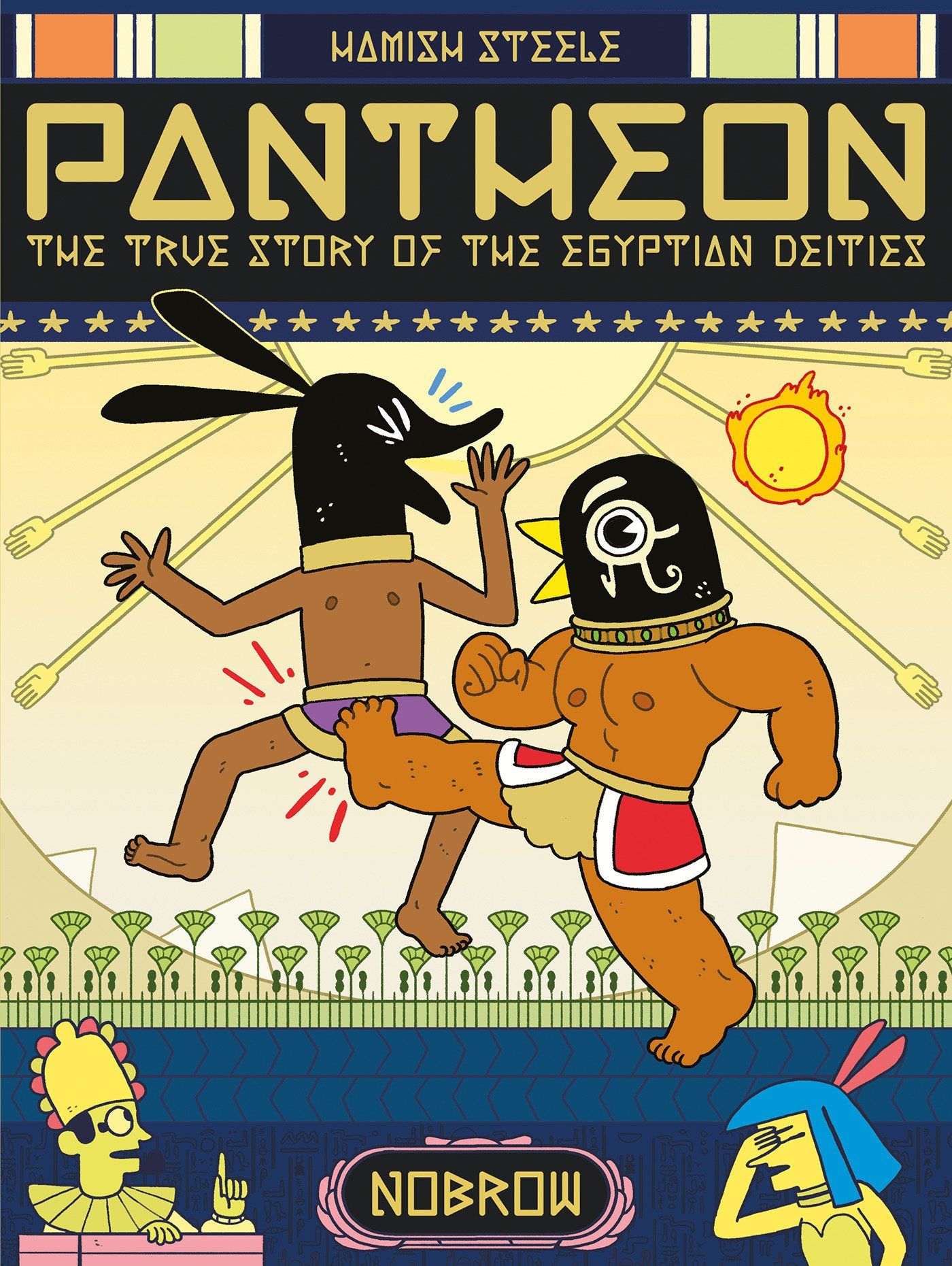 book cover of pantheon by hamish steele