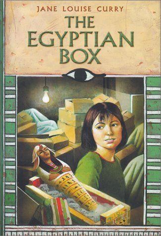 book cover of the egyptian box by jane louise curry