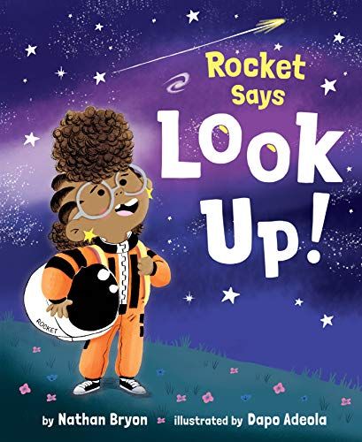 rocket says look up book cover