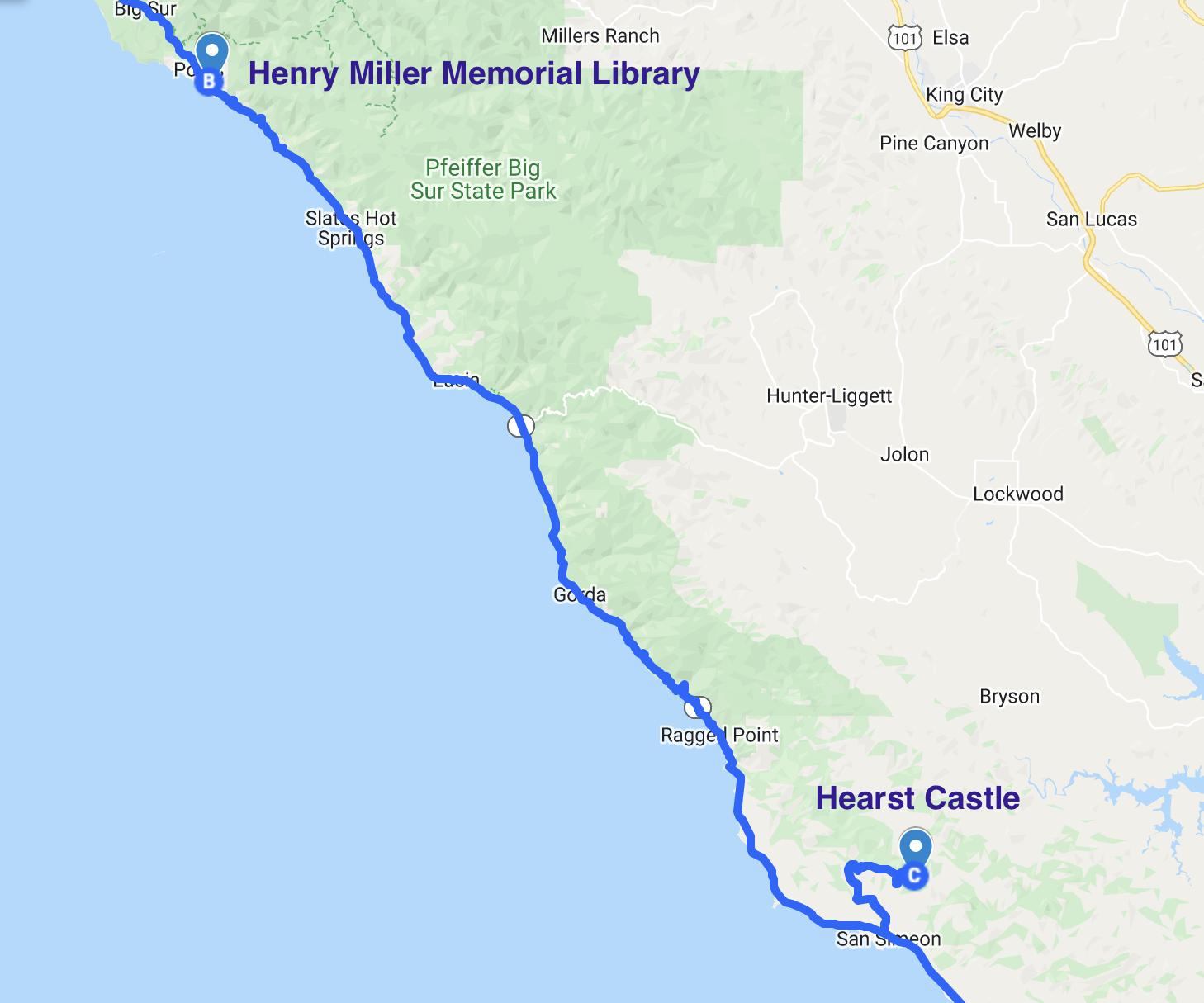 A Bookish Coastal U S  Road Trip  Pacific Coast Highway - 86